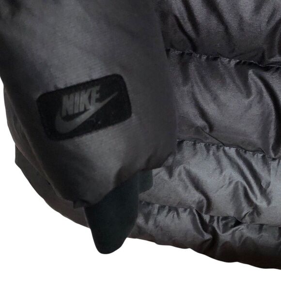 Nike Women XL Uptown 550 Down Cocoon Jacket Charcoal Black Oversize 683928 $320 - Picture 9 of 12